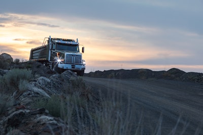 Western Star truck in use