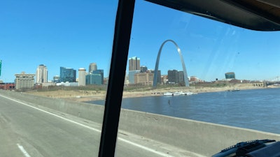 Allen driving truck into St. Louis
