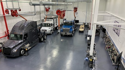 Inside DTNA training center