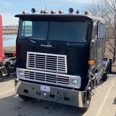 Jim Allen's truck at Karmak HQ