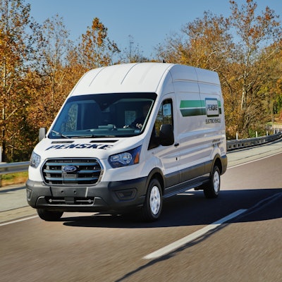 Ford E-Transit cargo van