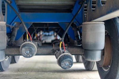 broken trailer air chamber