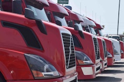 Used trucks parked on lot