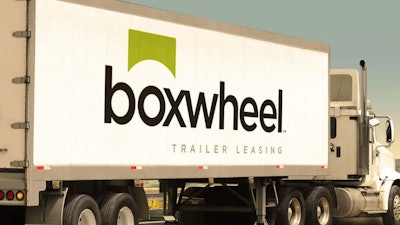 Boxwheel Trailer Leasing logo on trailer