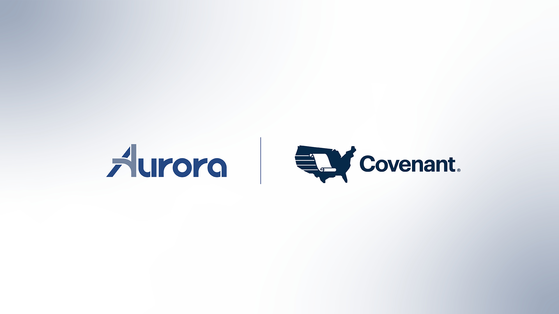 Aurora and Covenant partnership announcement logos