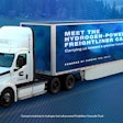 Rendering of hydrogen fuel cell Freightliner Cascadia truck