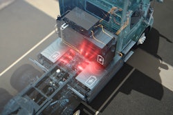 Electricity from wheel ends routing to batteries