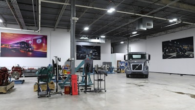Volvo Trucks North America’s new training facility in Tinley Park, Ill.