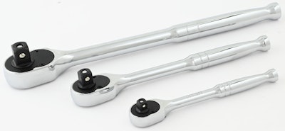 New Dynamic ratchet set available in 1/4, 3/8 or 1/2 in., drive sizes with 5-, 7- and 10-in., lengths, respectively