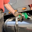 Fueling a diesel truck