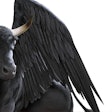 Meritor's bull with wings image