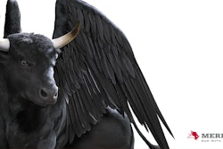 Meritor's bull with wings image