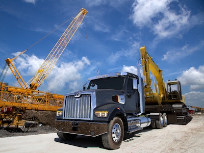 Western Star 49X on a job site