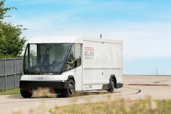 The new Class 5 walk-in van from Morgan Olson, EAVX