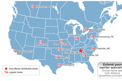 Dana's carrier distribution network