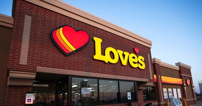 Love's Travel Shop in Monroe Center, Ill.