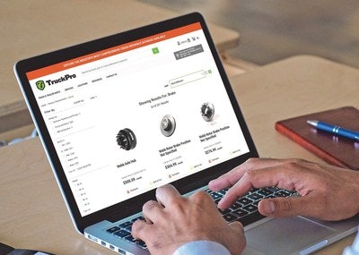 TruckPro's new e-commerce platform