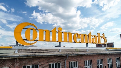 Continental logo on corporate building