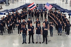 Thai-trailer maker Panus associates in their manufacturing plant