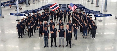 Thai-trailer maker Panus associates in their manufacturing plant