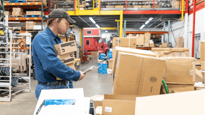 Worker at Blaine Brothers in Minnesota