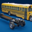 Blue Bird Vision school bus with Lightning EV repower