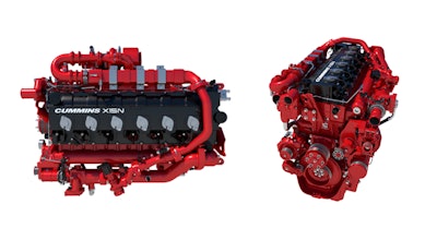 Cummins X15N natural gas engine