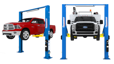 Danmar's two new heavy-duty vehicle lifts