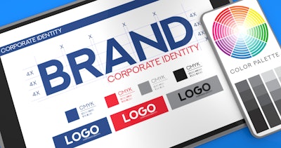 A corporate brand also stands as a company's identity