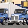 Kenworth trucks side by side