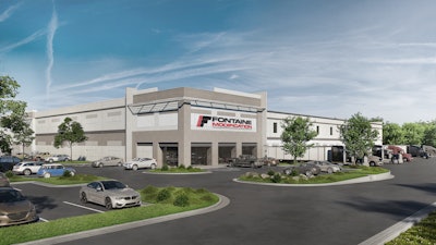 Rendering of Fontaine Modification's new headquarters.