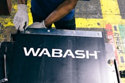 Assembling Wabash mudflap.