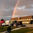 Double Rainbow over Thompson Truck & Trailer store