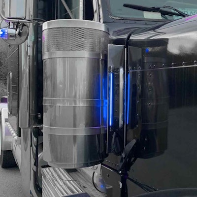 Trux Peterbilt air cleaner lights