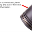 AFA Industries' graphite-coated, one-piece steel piston.
