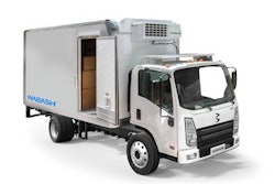 Bollinger truck with Wabash composite body