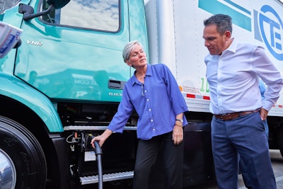 U.S. Energy Secretary Granholm and U.S. Representative Pete Aguilar (CA-31)