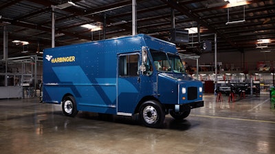 Harbinger’s initial product line will include electric stripped chassis and cab chassis products.