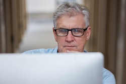 Man looking at computer