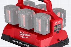 Milwaukee Tool six-battery multi-charger
