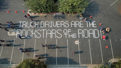 Truckstop 'Truck drivers are the rockstars of the road!' Guinness World Records title