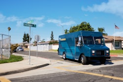 Harbinger van on the road
