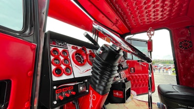 Interior of Bubba Branch's 1996 Kenworth W900
