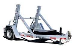Felling Trailers new cable reel trailer