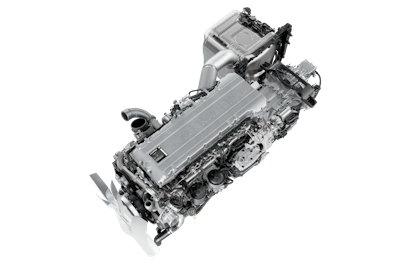 International's S13 integrated powertrain