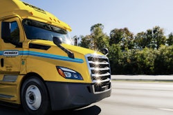 Penske truck on highway