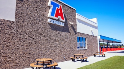 A new TA travel center in Georgia