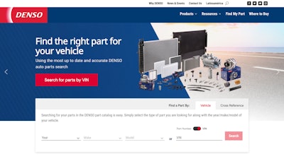 Denso's new website