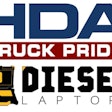 Logos from HDA Truck Pride and Diesel Laptops