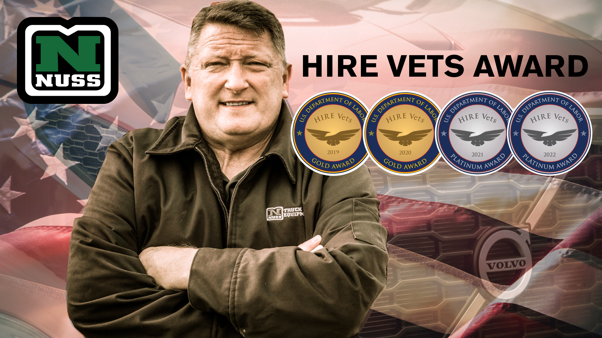 Nuss Truck wins Hire Vets Award